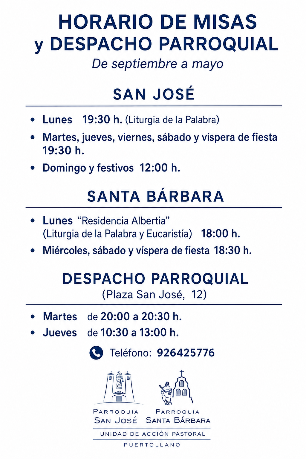 Horarios